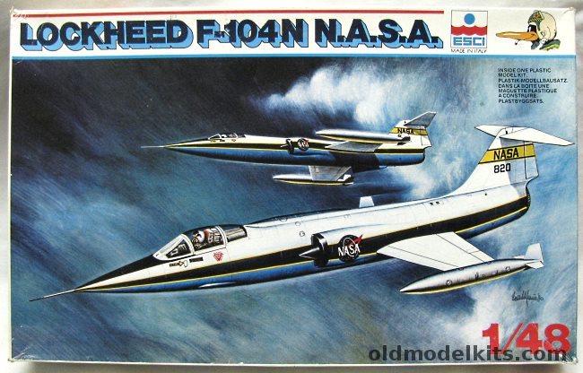 ESCI 1/48 F-104N NASA Starfighter, 4049 plastic model kit